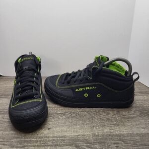 Astral Rassler Black Green Water Shoes Men's 8 Women's 9 Outdoor Hiking Sneakers